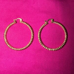 Elegant Gold Hoop Earrings